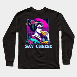 Cheese geisha Long Sleeve T-Shirt